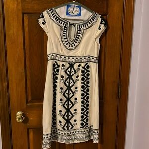 Vintage Nanette Lepore keyhole floral print dress